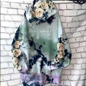 Civil regime champion storm wash hoodie